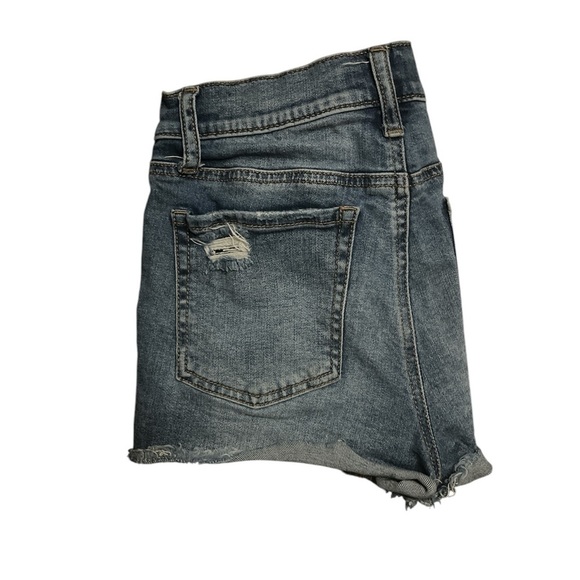 Aeropostale Aero Cheeky Short Blue Distressed Jean - Picture 4 of 5